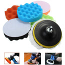 7pcs 3 4 5 6 7 Inch Sponge Polishing Waxing Buffing Pad Kit