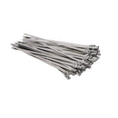 Suleve ZT11 100Pcs 10x200/300/400mm Stainless Steel Zip Tie Self Locking Cable Organizer Ties