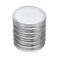 6pcs N35U Heated Bed 25*2mm Circular Magnet with Back Glue High Temperature Glue for 3D Printer