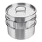 500ml Stainless Steel Cooking Pot Foldable Portable Camping Picnic BBQ Cooking Tool