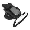Motorcycle Oil Fuel Tank Bag Magnetic Saddle Bag with Bigger Phone Window 36x48.5cm