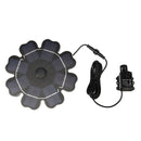 DC5-12V Solar Water Pump 2.5W Solar Powered Floating Bird Bath Water Panel Fountain Pump Garden Pond Pool
