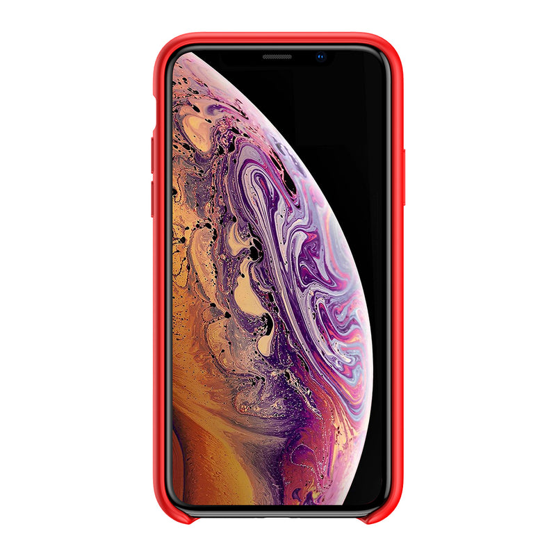 Baseus Liquid Silicone Protective Case For iPhone XS Max Anti Fingerprint Anti-sweat Back Cover