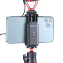 ULANZI ST-07 Stright Mobil Phone Holder with Cold Shoe Mobile Phone Photography Tripod Bracket