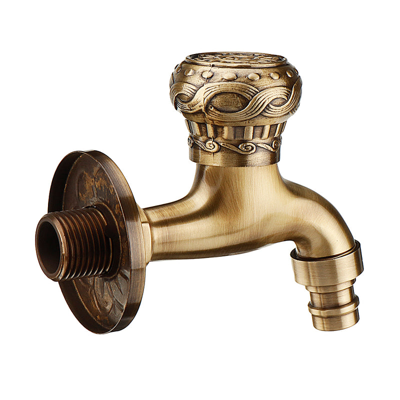 1/2 Inch Copper Washing Machine Faucet Mop Pool Sink Tap Wall Mounted Single Handle Garden Bathroom Basin Faucet