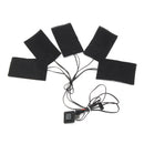 5pcs 65 Electric Heating Pad 3 Gear Adjusted DIY Thermal Vest Heated Clothes