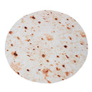 Round Floor Mat Corn Cake Carpet Blanket Non-Slip Throw Home Living Room Decor