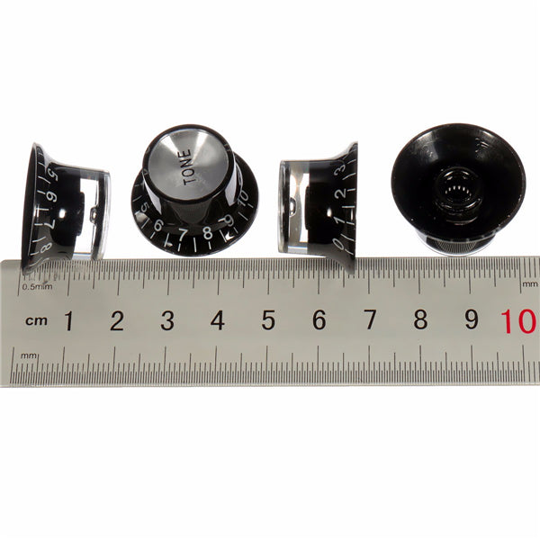 2 Volume & 2 Tone Speed Guitar Knobs Control Buttons Replacement Parts