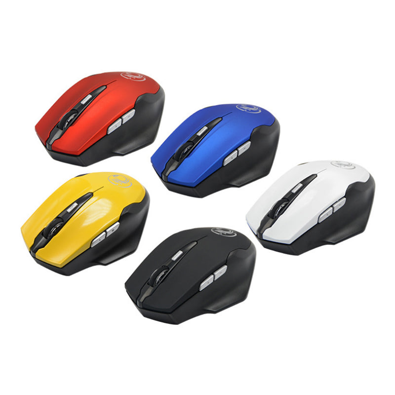 IMICE G-1900 2.4GHz Wireless 1600DPI Mouse Mute Rechargeable Mouse Ergonomic Design Optical Gaming Mouse