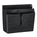 Two Deck Design Car Air Vent Storage Box Organizer Catcher Box Phone Holder Black
