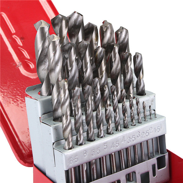 38pcs 1-13mm HSS Twist Drill Bit Set with Case