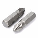 10pcs PZ2 25mm Drive Screwdriver Bits Hex Magnetic Power Tool