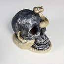 Halloween Skeleton Snake Skull Head Figurine Statue for Halloween Party Decorations
