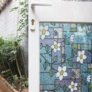 2M*45cm Window Film Privacy Static Cling Stained Glass Sticker Home Office Decor