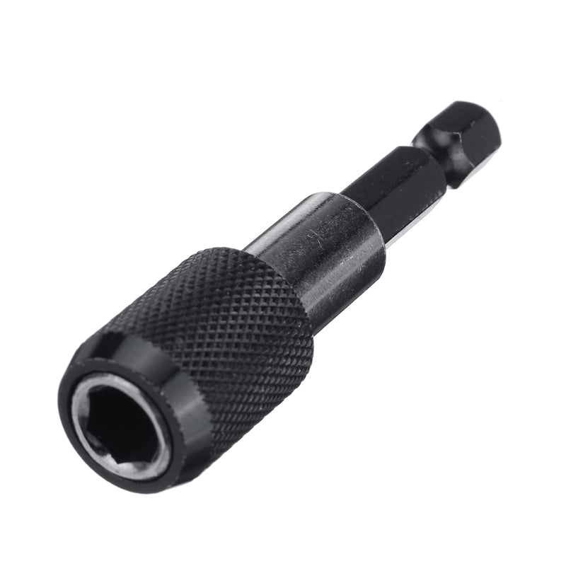 60-100mm Hexagonal Electric Drill Extension Rods Quick Release Self-Locking Screwdriver Bit Holder