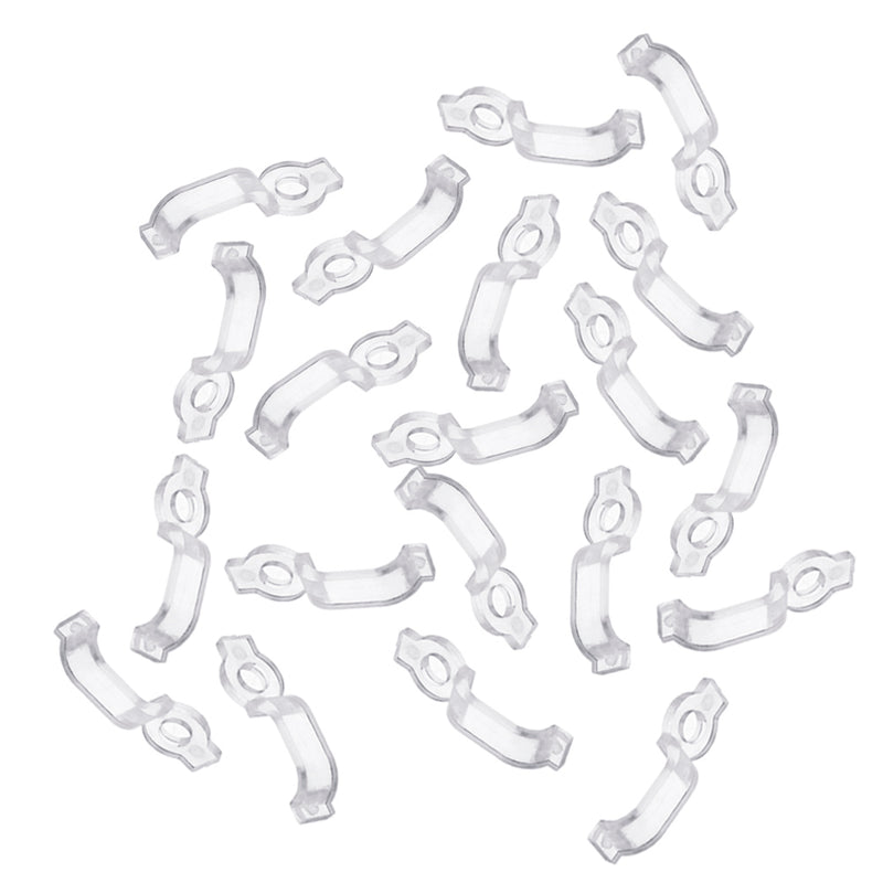 1 Set5050 4Pin 10MM RGB LED Strip Light Connector Includes More Parts Fixed Clips Screws for DIY