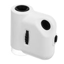 Mini Portable 55X Jewelry Magnifier Identification Loupe Microscope with LED UV Lamp