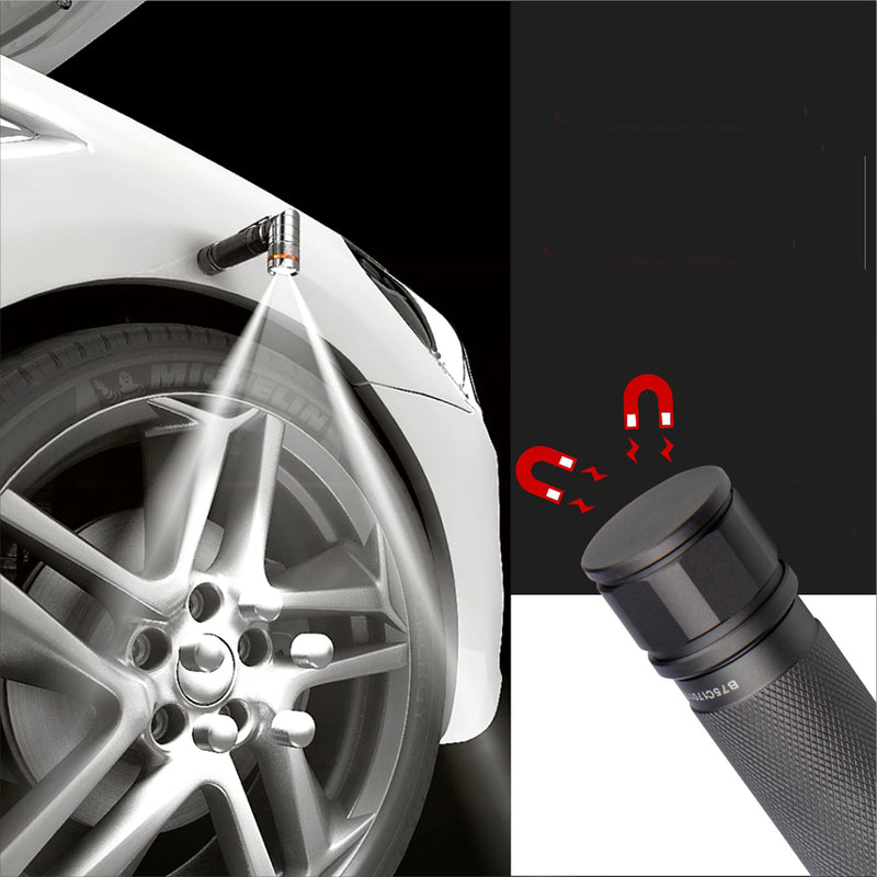 Nicron B75 XP-G2 S2 300LM Magnetic Tail 90 Adjustable Head USB LED Flashlight & Fluorescence Detection Pen