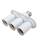 3 in 1 E27 E26 to E27 LED Light Bulb Socket Splitter Adapter Lamp Holder