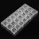 21 Cups Squares Shaped PC DIY Chocolate Mold Candy Pudding Ice Jelly Mould