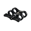 HOOZHU S01 2-Hole Diving Bracket Underwater Adjustable Diving Flashlight Arms Camera Arm