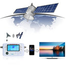 Digital Satellite Finder Satellite Signal Meter Mini Digital Satellite Signal Finder Meter with LCD Display Digital Satfinder with Compass Smart Satellite Finder Supports APP Control