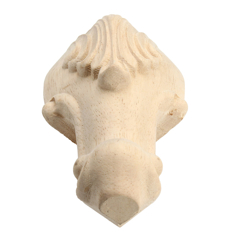 4Pcs Solid Wood Carved Furniture Foot Leg TV Cabinet Couch Sofa Chair Cap