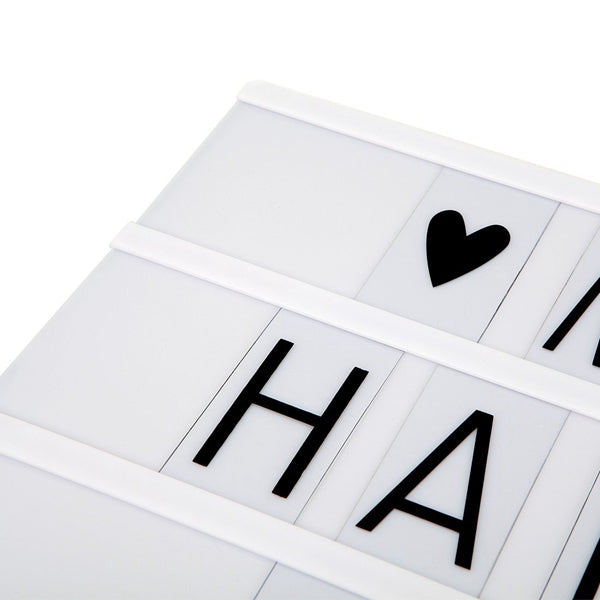 LED USB Night Light Box with A4 Letter Card  DIY Combination for Wedding Party Christmas Decor