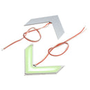 Pair 18SMD LED COB Arrow Panel For Car Rear View Mirror Indicator Turn Signal Lights