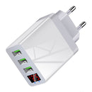 Bakeey 3.1A Three Port LED Display Fast Charging USB Charger Adapter For iPhone XS 11 Pro Huawei P30 Pro Mate 30 5G Xiaomi 9Pro S10+ Note 10