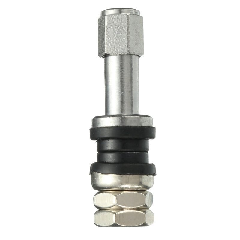 5X Universal TR43E Metal Clamp-in Tubeless Tyre Tire Wheel Schrader Valve Stem