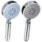 Universal 5 Mode Function Showerhead Chrome Anti-limescale Large Bath Handset Shower Head