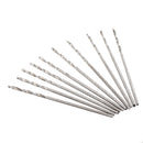 Drillpro 10Pcs 0.4-2.0mm Drill Bit HSS High Speed Steel Straight Shank Twist Drill Bit For Hand Twist Drill