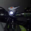 Solar Bicycle Light USB Charge Bike Cycling Front Lamp 360 Degree Rotation Waterproof IP64