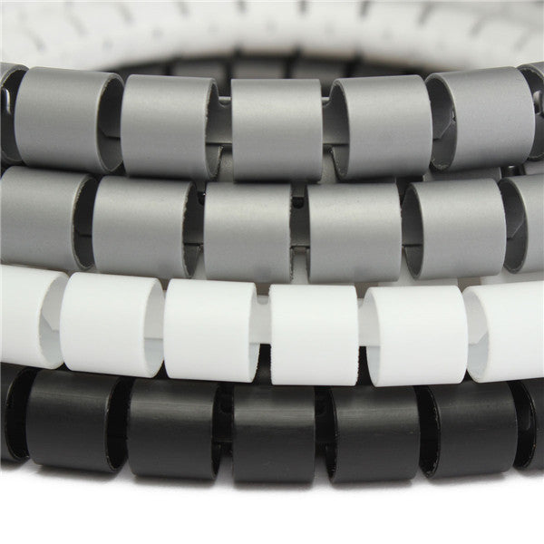 2m Cable Tidy Wire Organising Tool Kit Spiral Wrap Home Office Workshop Garage