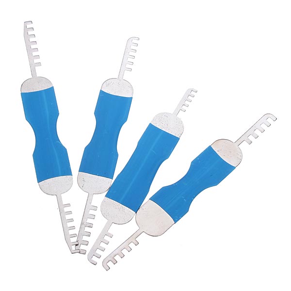 DANIU 4Pcs Double Sided Padlock Picks Door Lock Opener Locksmith Tool