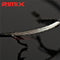 Rimix Stainless Steel PVC Insulated Rubber Overstretches Wire Circle Colorful Keychain Key Ring