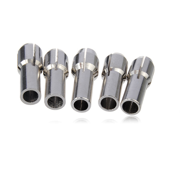 5pcs DREMEL Chucks 1mm/1.5mm/2.35mm/3mm/3.17mm Fits Dremel Rotary Tool
