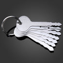 DANIU 7pcs Car Lock Opener Double Sided Lock Pick Set Locksmith Tools