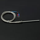 RTD Pt100 Temperature Sensor 2m Cable Probe 50mm 3 Wires -50-400Degree