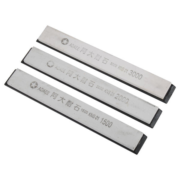 6Pcs 180# 400# 800# 1500# 2000# 3000# Oil Stone Edge Sharpener Stone