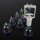 12 Body Cupping Healthy Kit And 6 Therapy Manual Massager Magnets Set Treatment Illnesses Pain