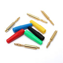 DANIU 5pcs 5 Colors 2mm Copper Banana Plug Jack For Speaker Amplifier Test Probes Connector
