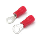 25pcs Red Rubber PVC Terminals Insulated Ring Connector RC 0.5-1.5mm