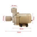 [US Warehouse] DANIU DC 12V Solar Hot Water Circulation Pump Brushless Motor Water Pump