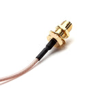 DANIU 5 Inch Male to SMA Female Nut Bulkhead Crimp RG316 Coax Cable