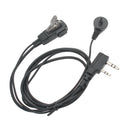 Baiston 88S-K Cool Walkie Talkie Acoustic Tube Earphone Black