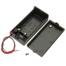 9V Battery Box Pack Holder With ON/OFF Power Switch Toggle Black