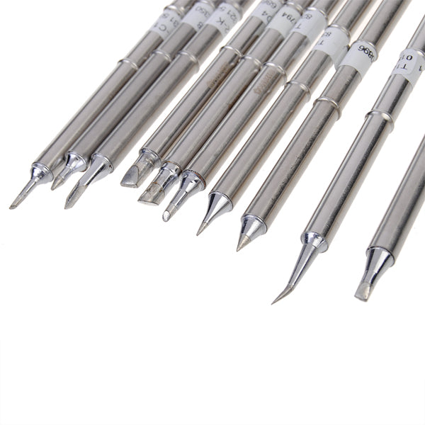10pcs T12 Series Solder Iron Tips for Hakko Soldering Station FX-951 FX-952