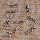 4PCS Adjustable Aluminum Body Post Mounts fit for AXIAL SCX10 1/10 RC Crawler